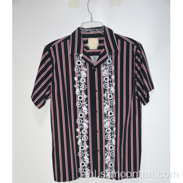 Holiday Design Casual kleur gestreepte print shirts